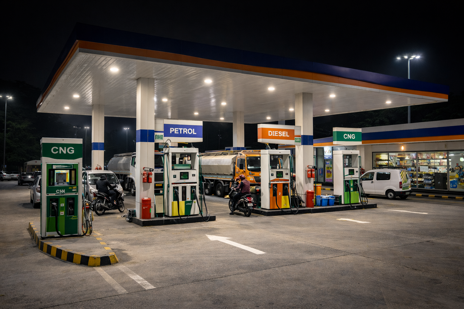 Fuel station infrastructure